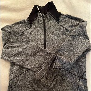 Lululemon long sleeve crop half zip jacket